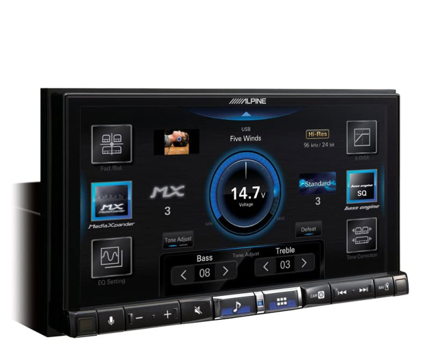 Alpine iLX-705D 2DIN 7" CarPlay + Android Auto - 1324158 - zdjęcie